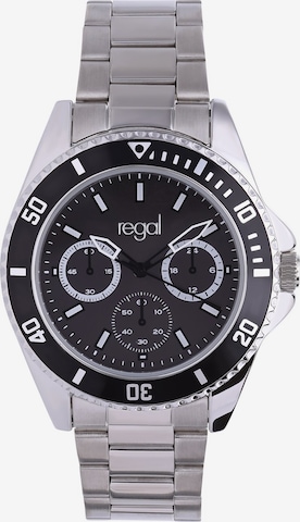 Montre à affichage analogique 'Minimalistisch' Lucardi en argent : devant