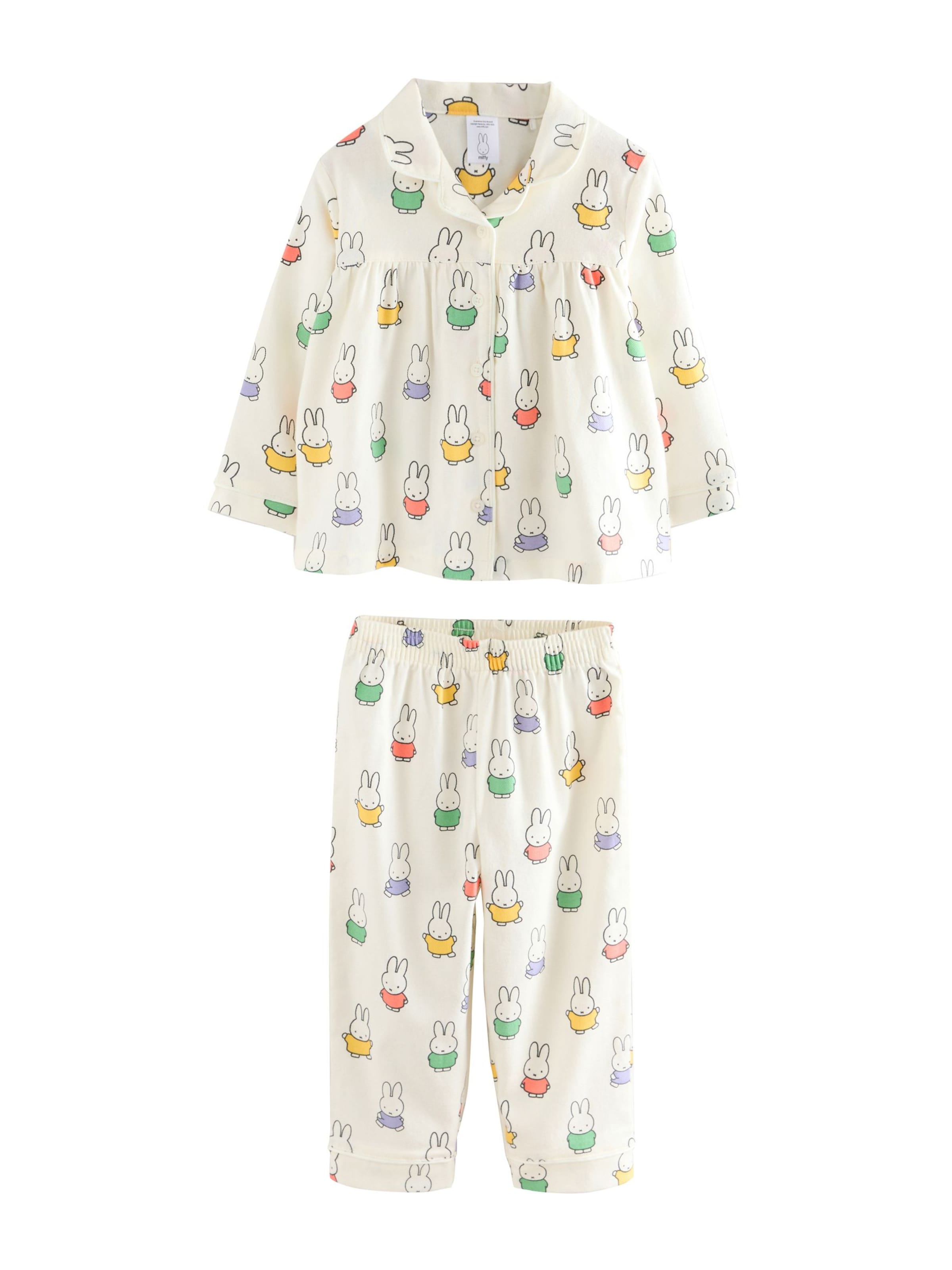 Pijamale 'Miffy' de la Next pe alb: față