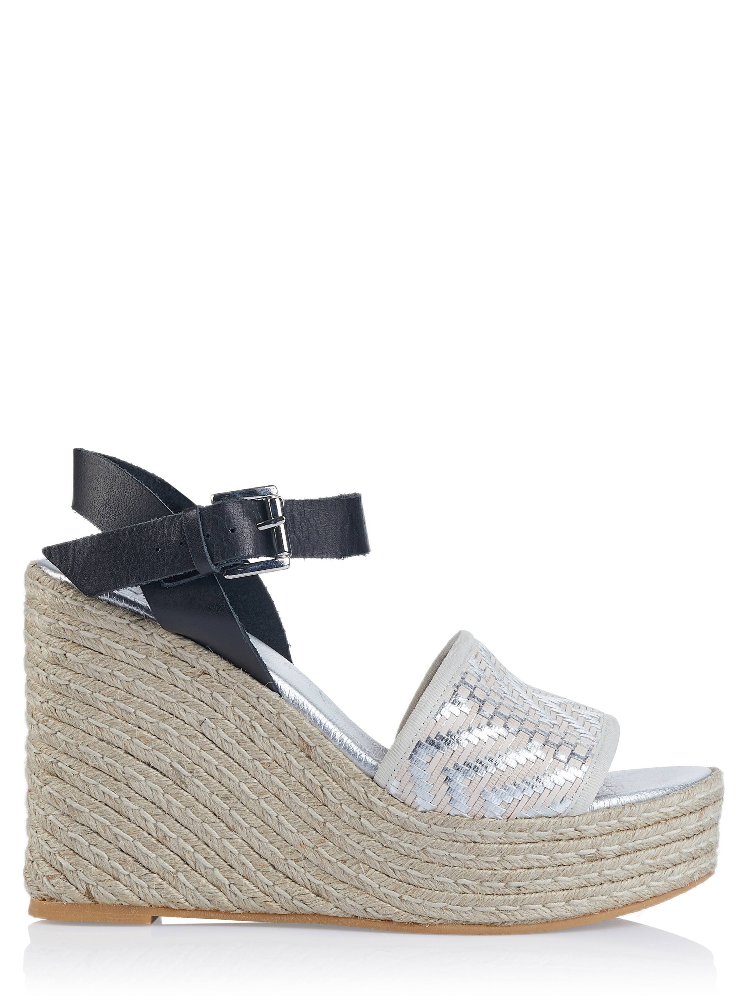 POLLINI Pumps 'Pollini Sandale' i sølv