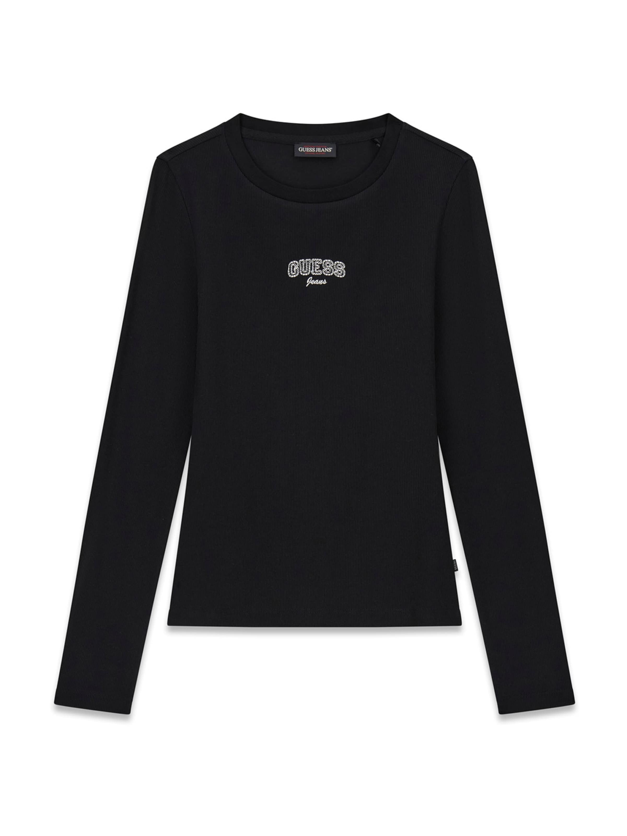 GUESS JEANS Póló - fekete: elől