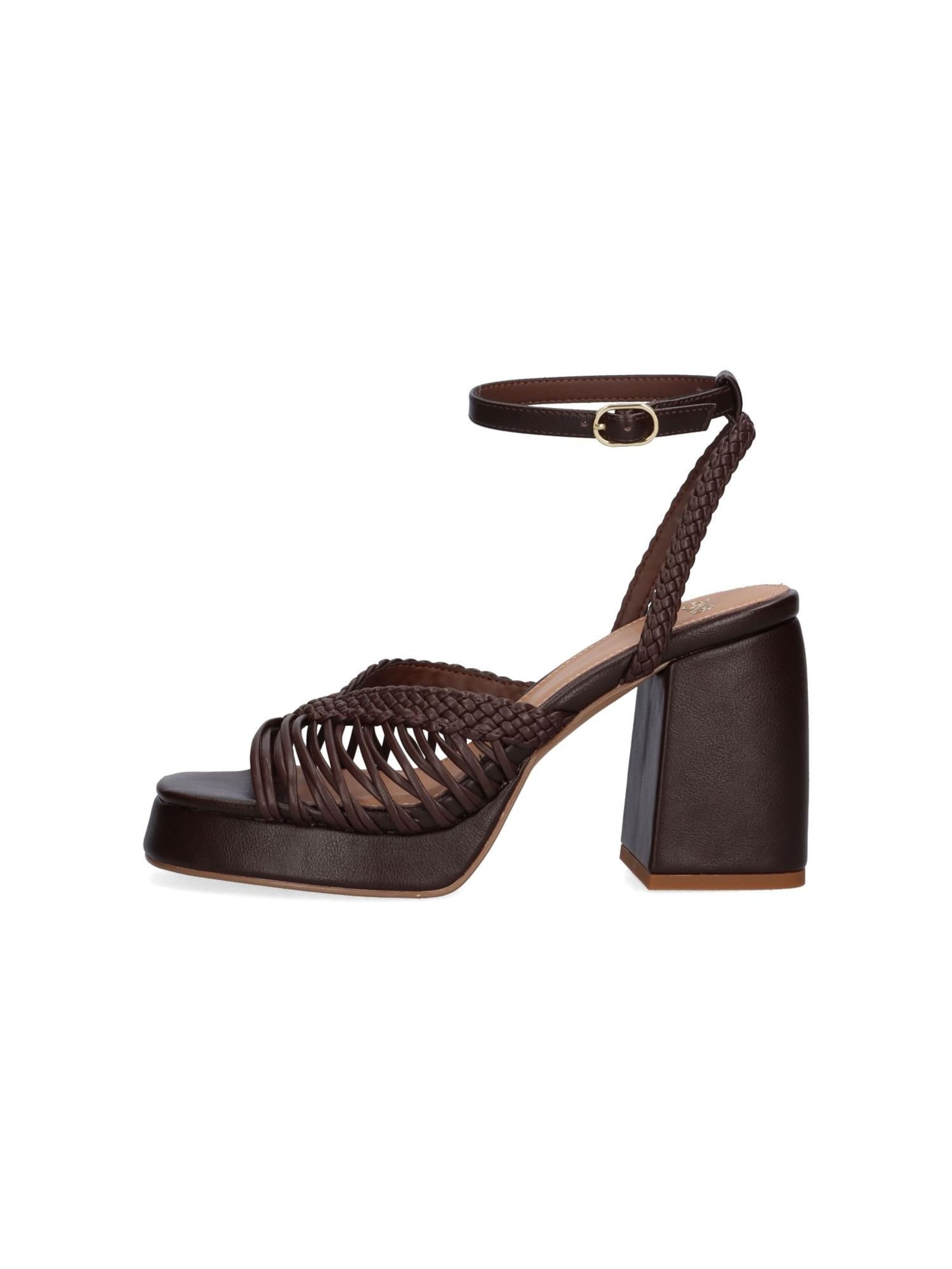 EXE - Sandalias con hebilla 'HAVANA-099' en marrón: frente
