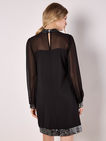 Apricot Cocktail dress in Black