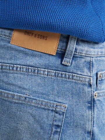 Slimfit Jeans 'ONSLOOM' di Only & Sons in blu