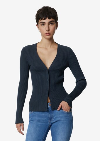 Marc O'Polo DENIM Knit Cardigan in Blue: front