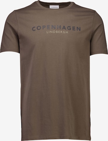 Lindbergh Shirt 'Copenhagen' in Brown: front