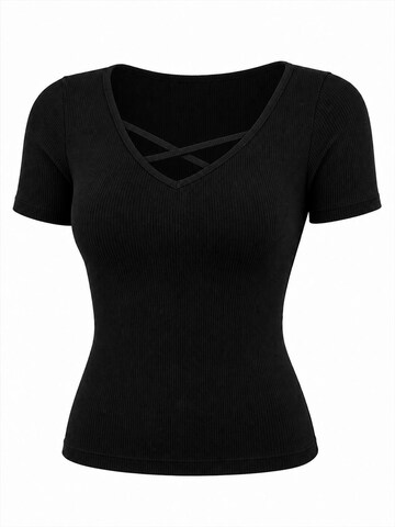 AOTTORI Shirt in Black: front