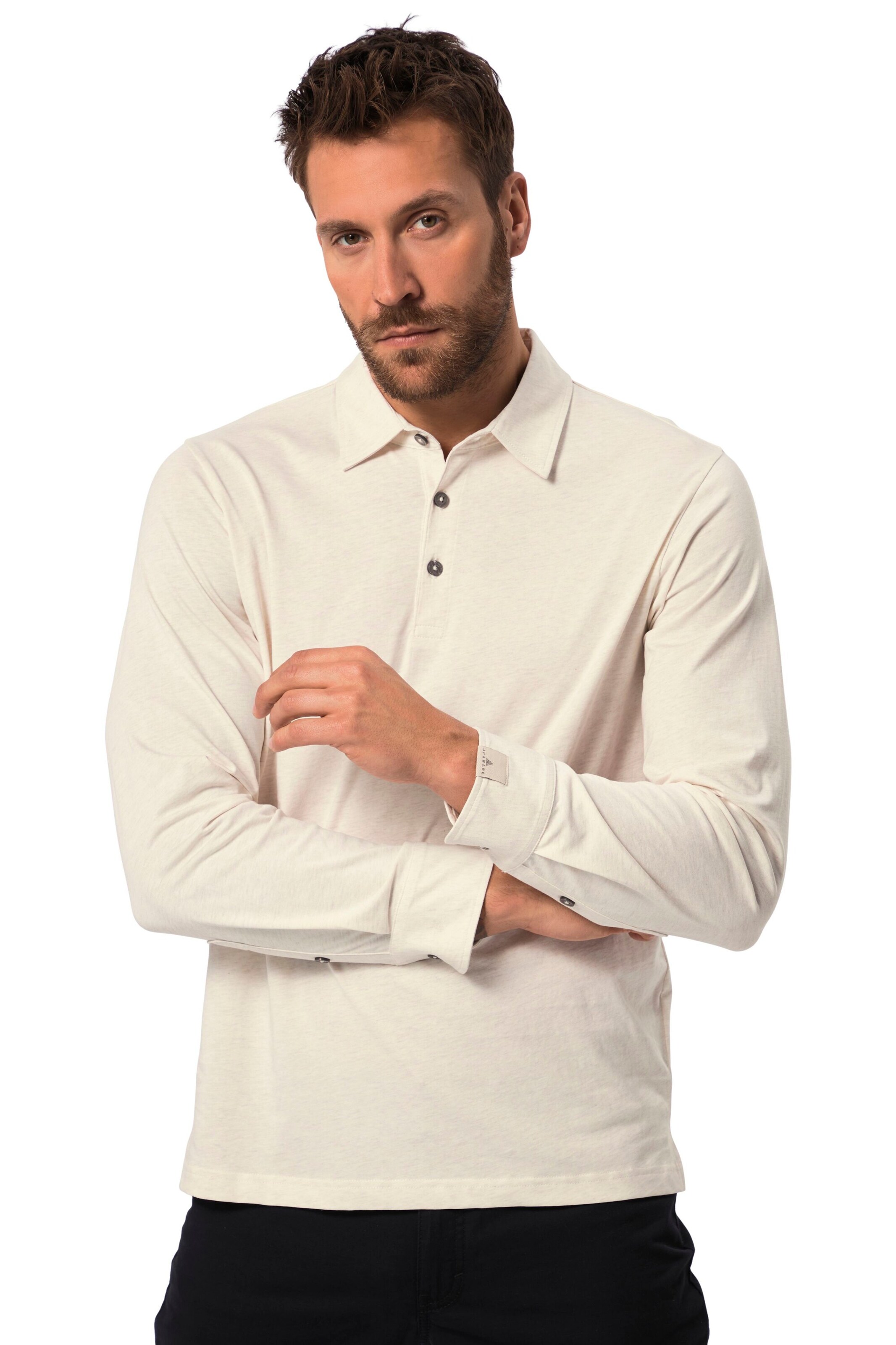 JP1880 Shirt in Beige: voorkant