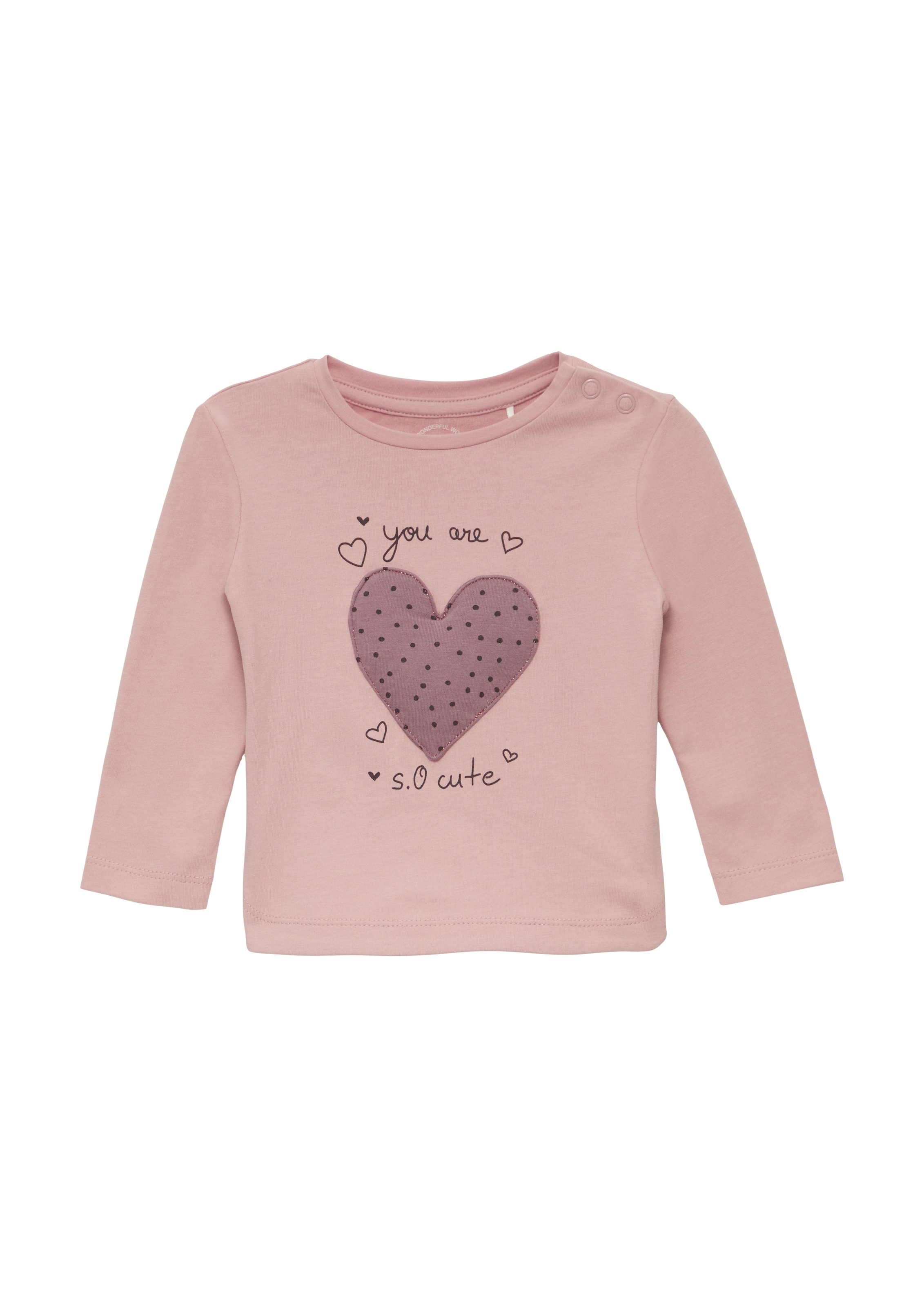 s.Oliver Shirt in Roze: voorkant