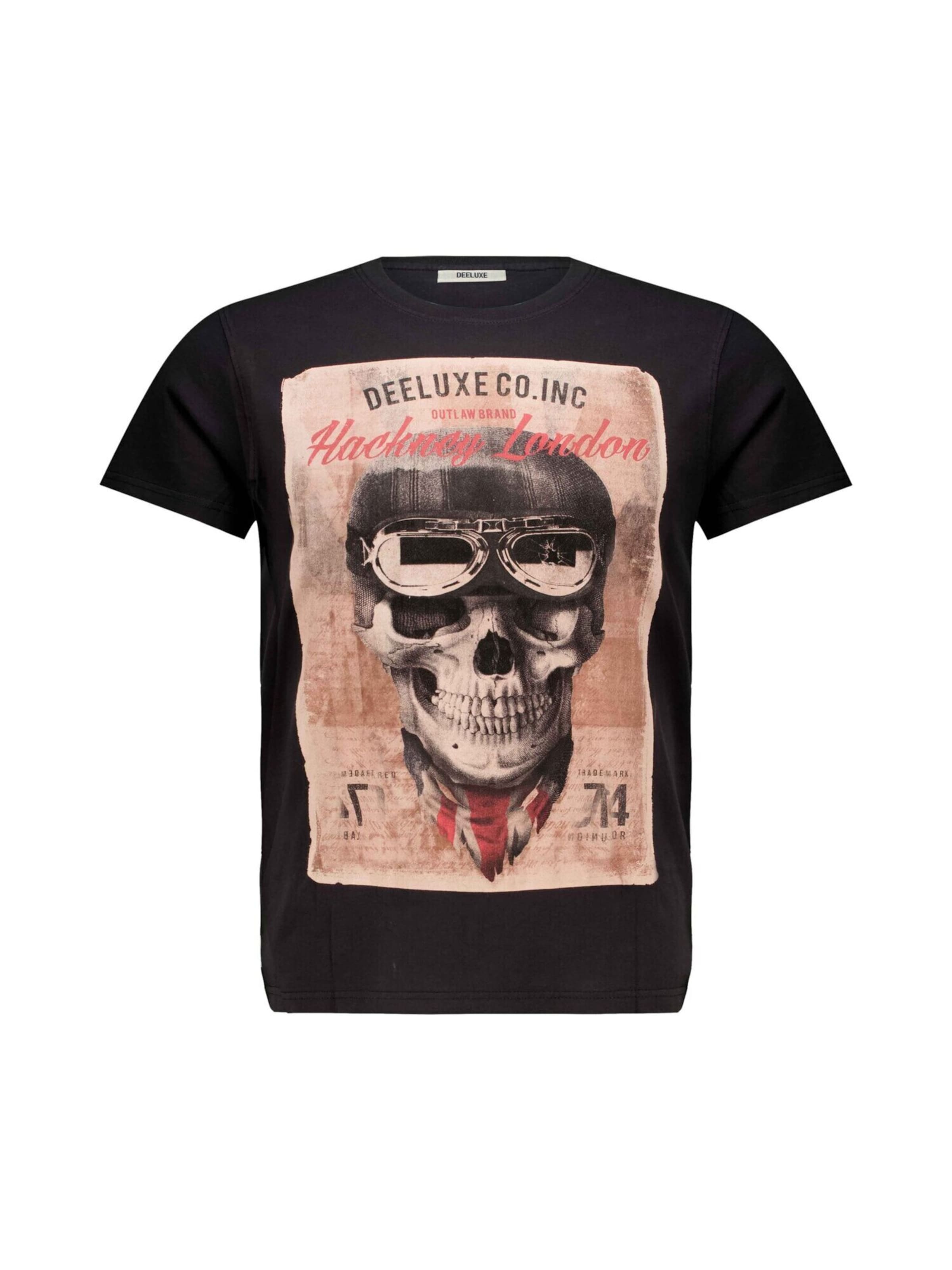 T-Shirt 'CLEM' Deeluxe en noir : devant