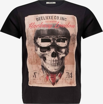 T-Shirt 'CLEM' Deeluxe en noir : devant