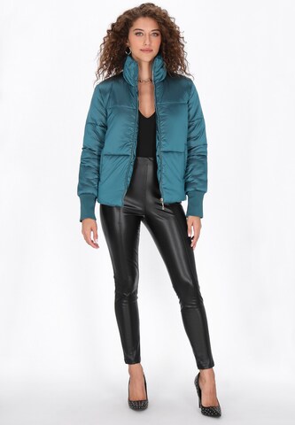 Veste mi-saison faina en vert