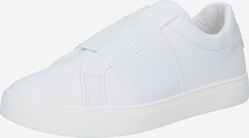 Calvin Klein Trampki slip on w kolorze biały: przód