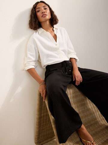 Friends Like These Wide Leg Hose in Schwarz