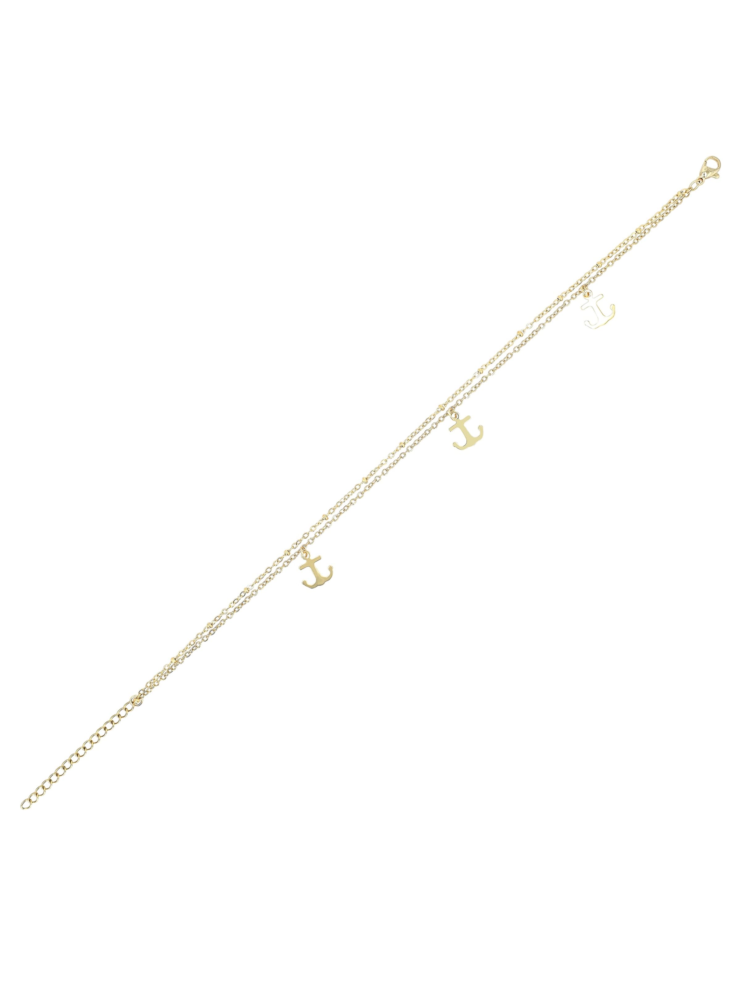 Akzent Fußschmuck 'Marinasa, langlebig'‌‌ in Gold
