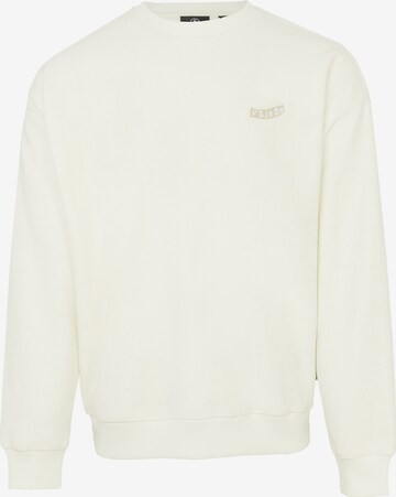 Sweat-shirt 'Too Kool' Volcom en blanc : devant