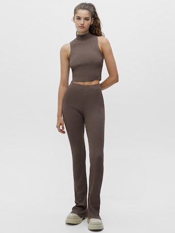 Pull&Bear Knitted top in Brown