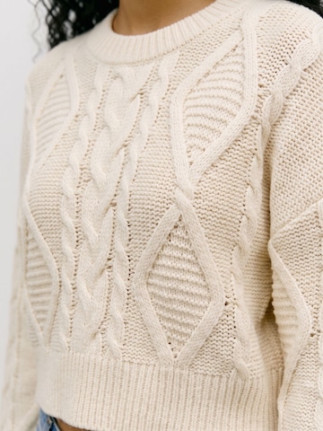 VERO MODA Trui 'CHER' in Beige