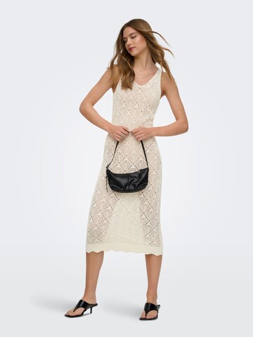 ONLY - Vestido de punto 'ONLSunflower' en blanco