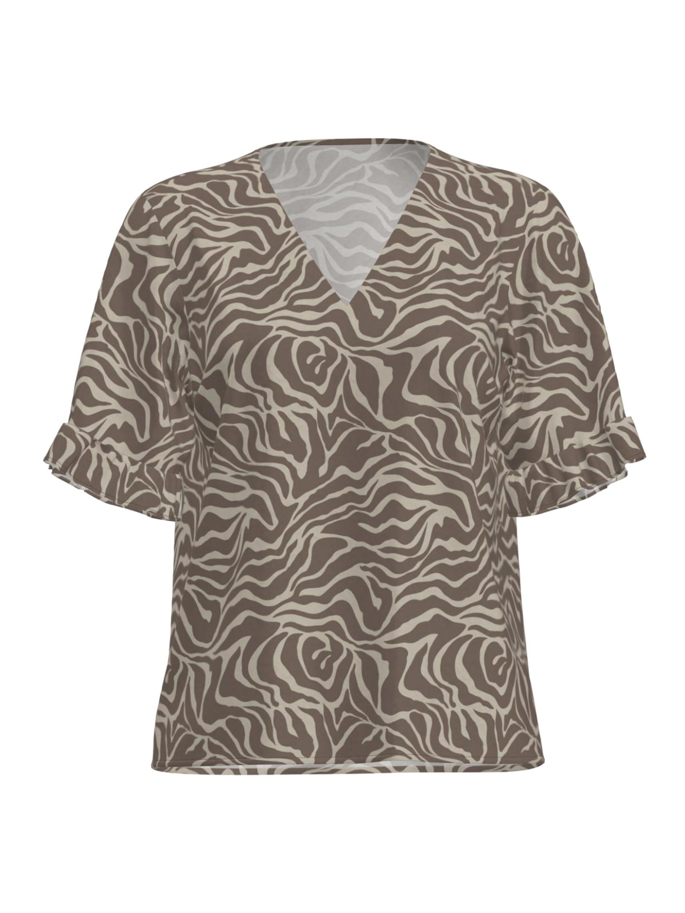 OBJECT Blouse 'Seline' in Brown: front