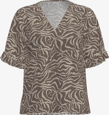 OBJECT Bluse 'SELIN' i brun: forside