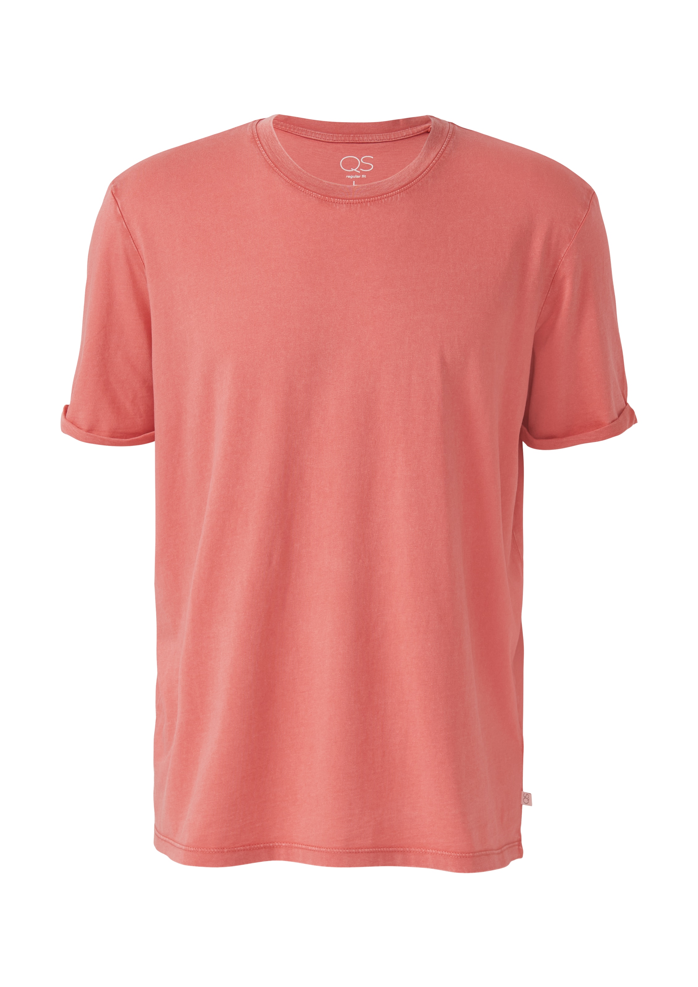 QS Shirt in Orange: Vorderseite