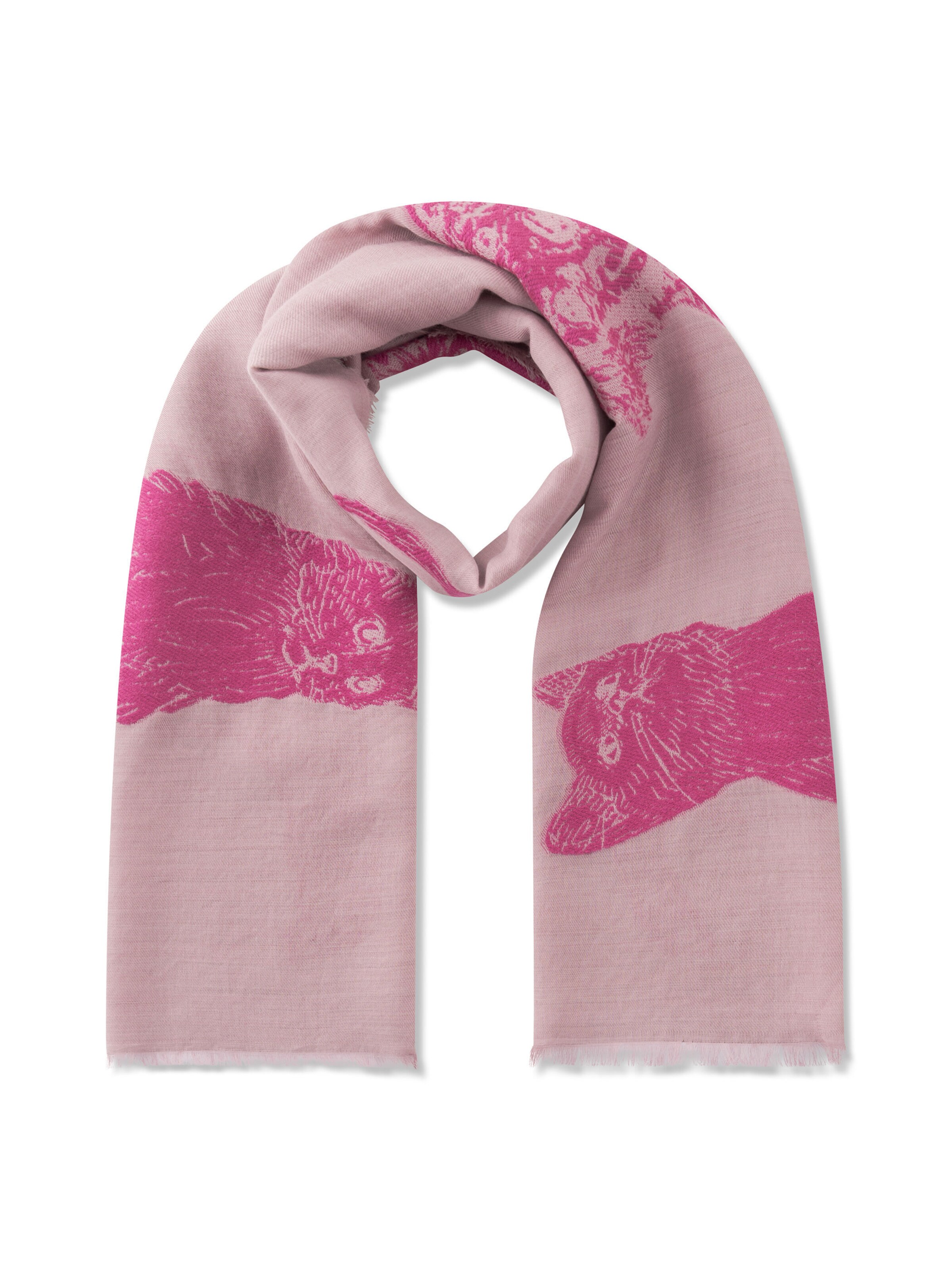 Écharpe CODELLO en rose : devant