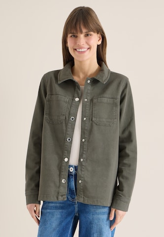 CECIL Between-Season Jacket in Green: front