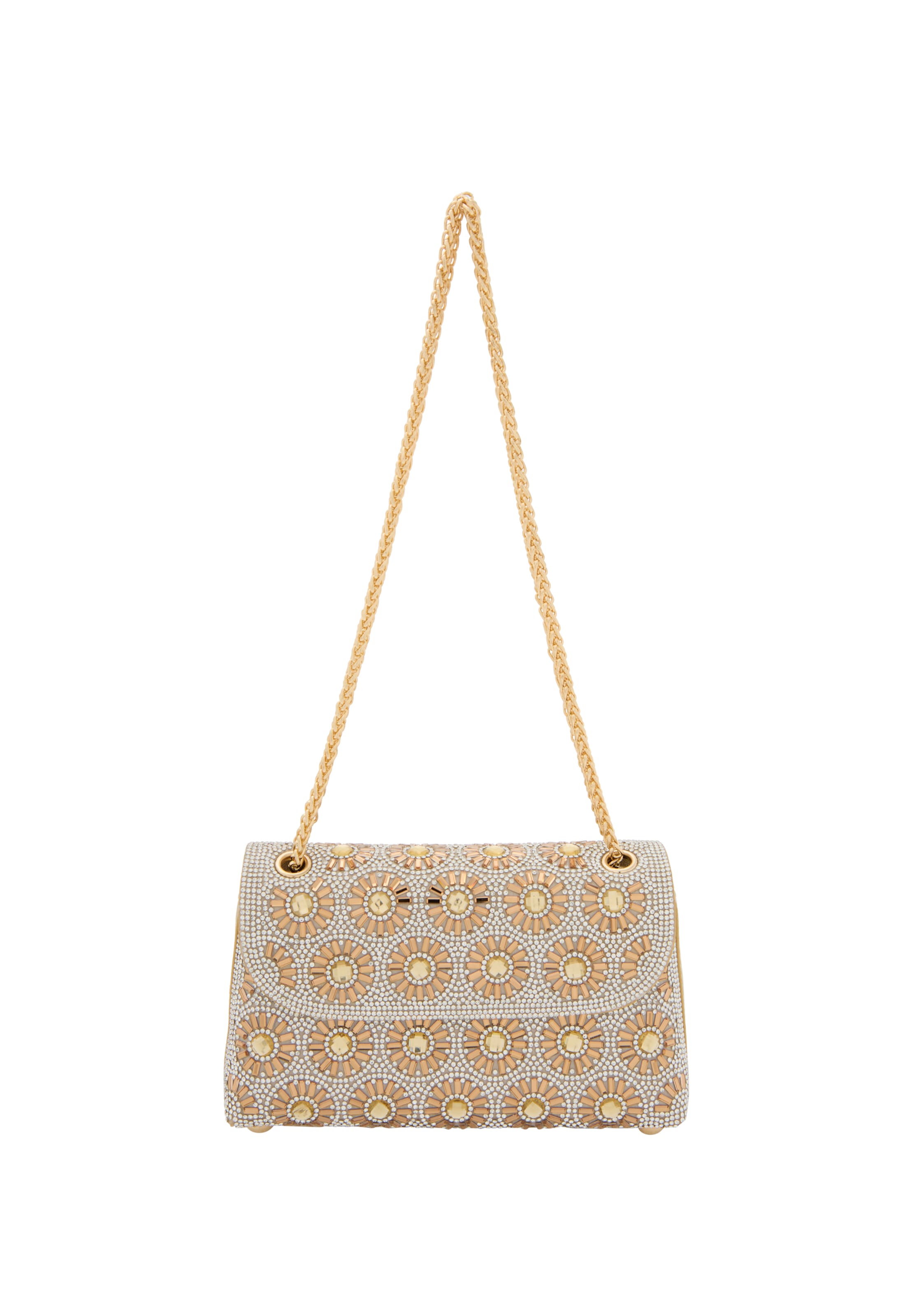 faina Сумка через плечо в Золотой: спереди