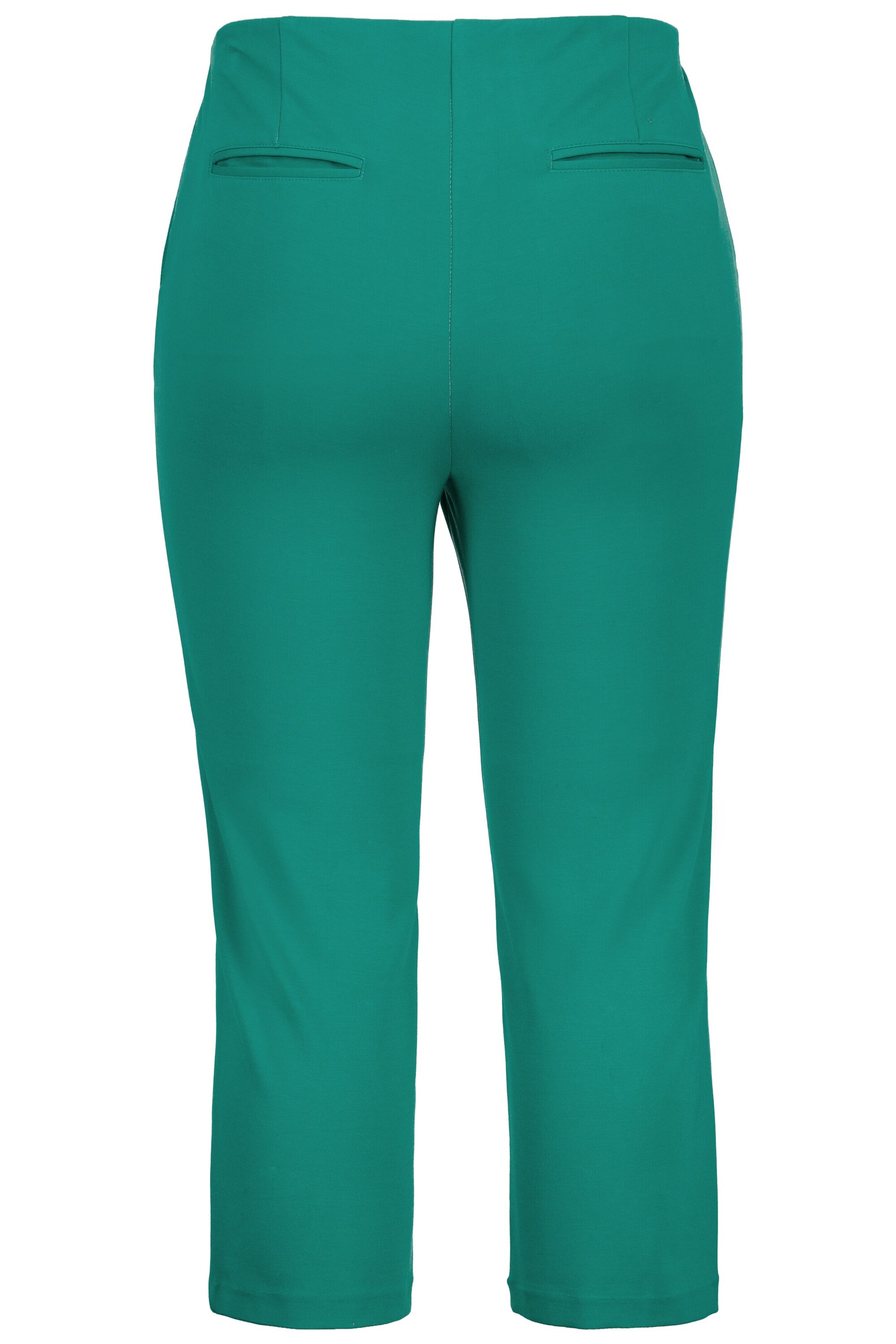 Ulla Popken Regular Hose in Grün