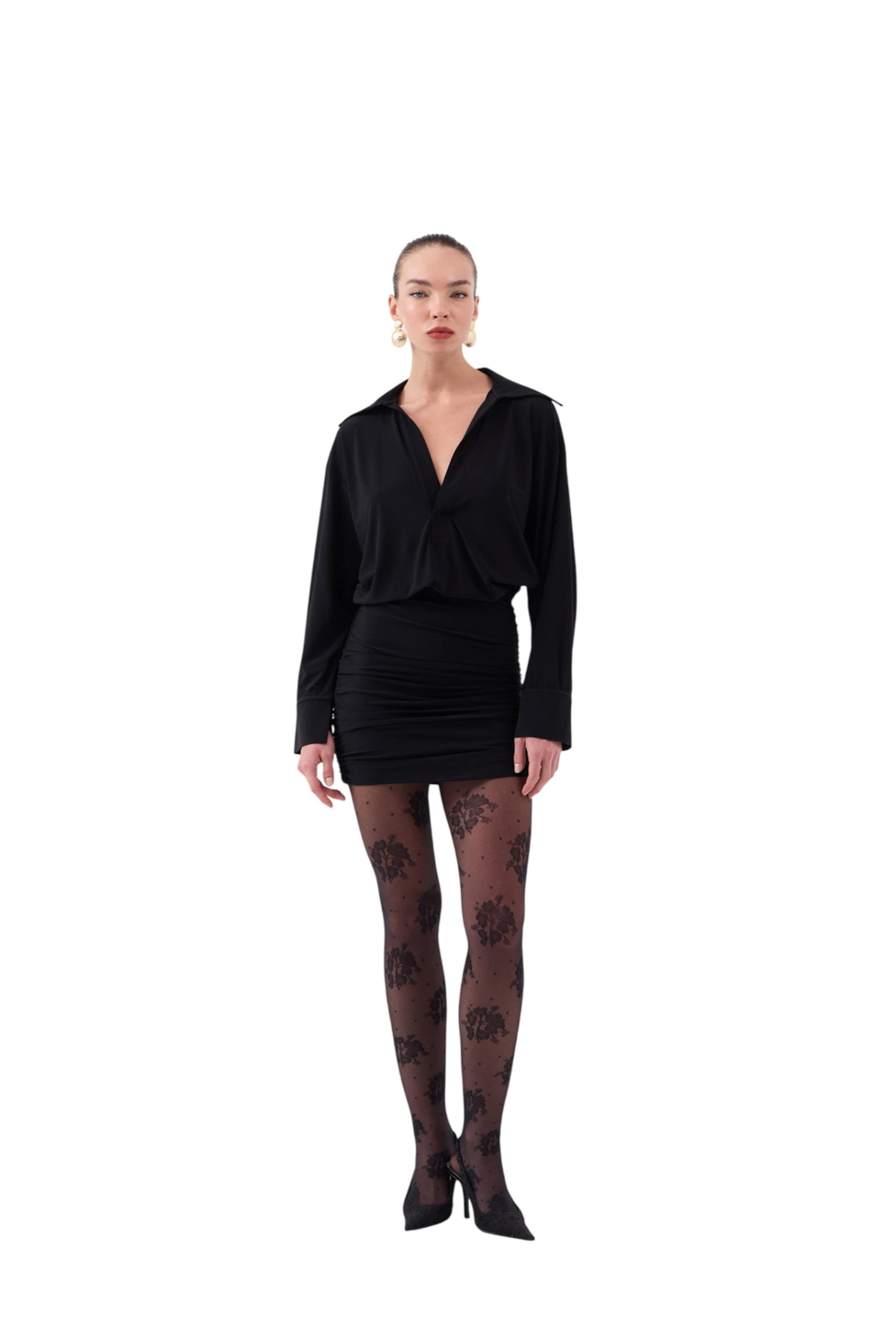 HOLLY LOLLY Kleid in Schwarz