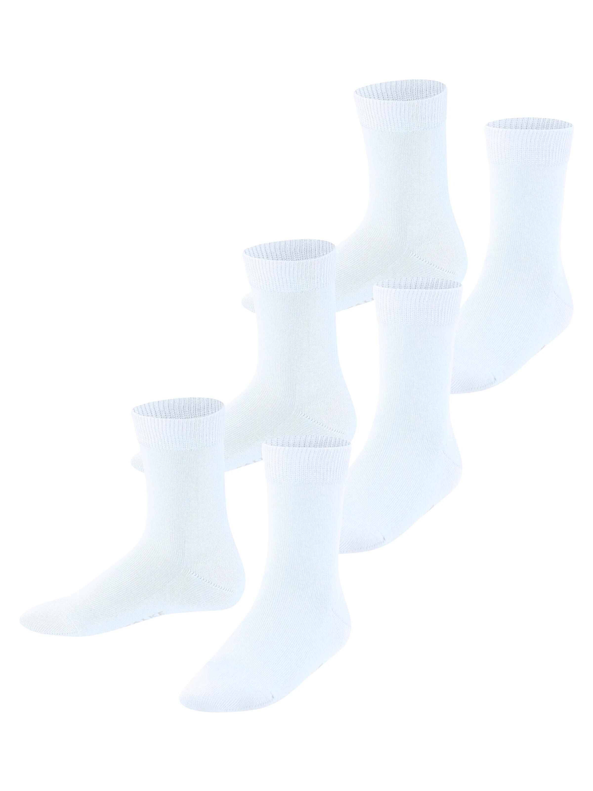 FALKE Socks 'Family 3-Pack' in White: front