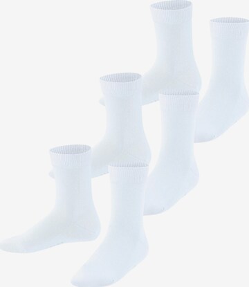 FALKE Socks 'Family 3-Pack' in White: front