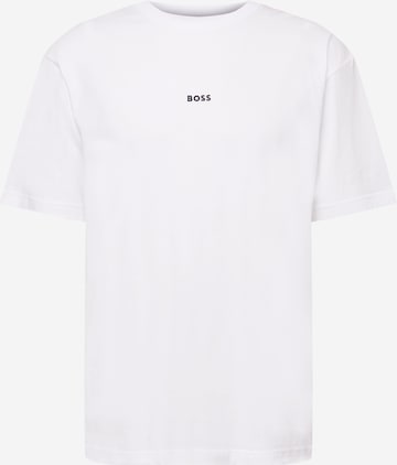 BOSS Green Shirt 'Teeos' in White: front
