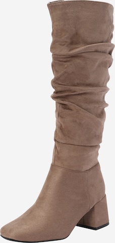 Bottes Dorothy Perkins en marron : devant