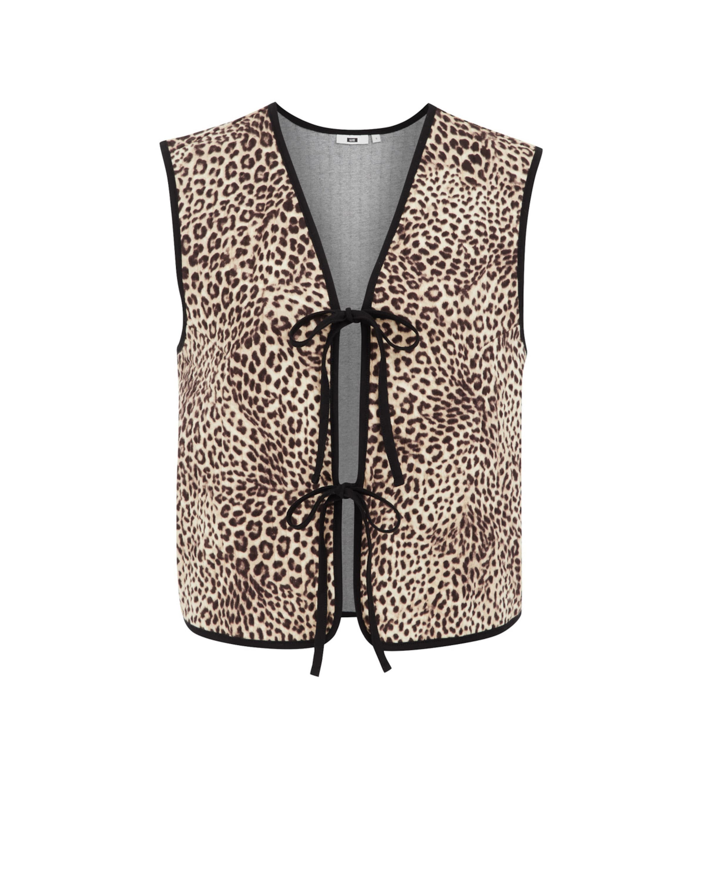 WE Fashion Γιλέκο σε μπεζ: μπροστά