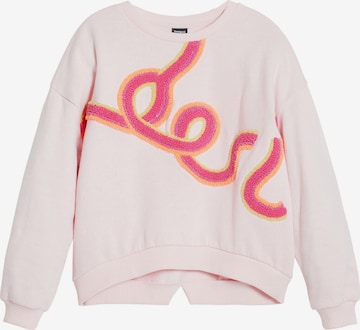 rožinė Desigual Megztinis be užsegimo: priekis