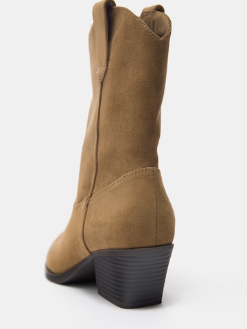 Pull&Bear Kavbojski škornji | rjava barva