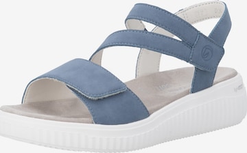 Sandales REMONTE en bleu : devant