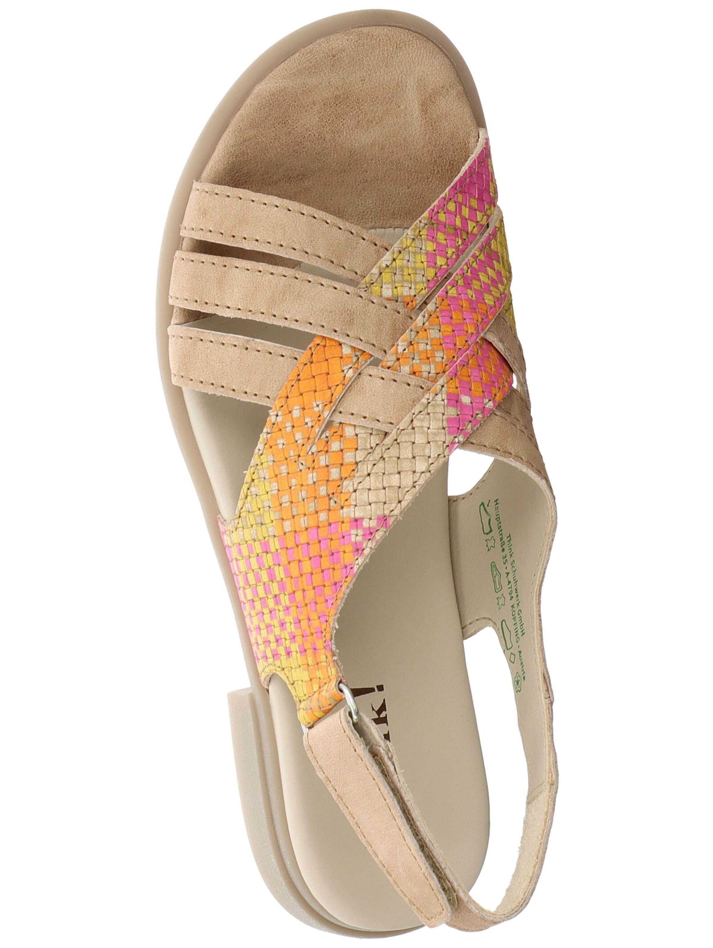 THINK! Strap Sandals in Beige