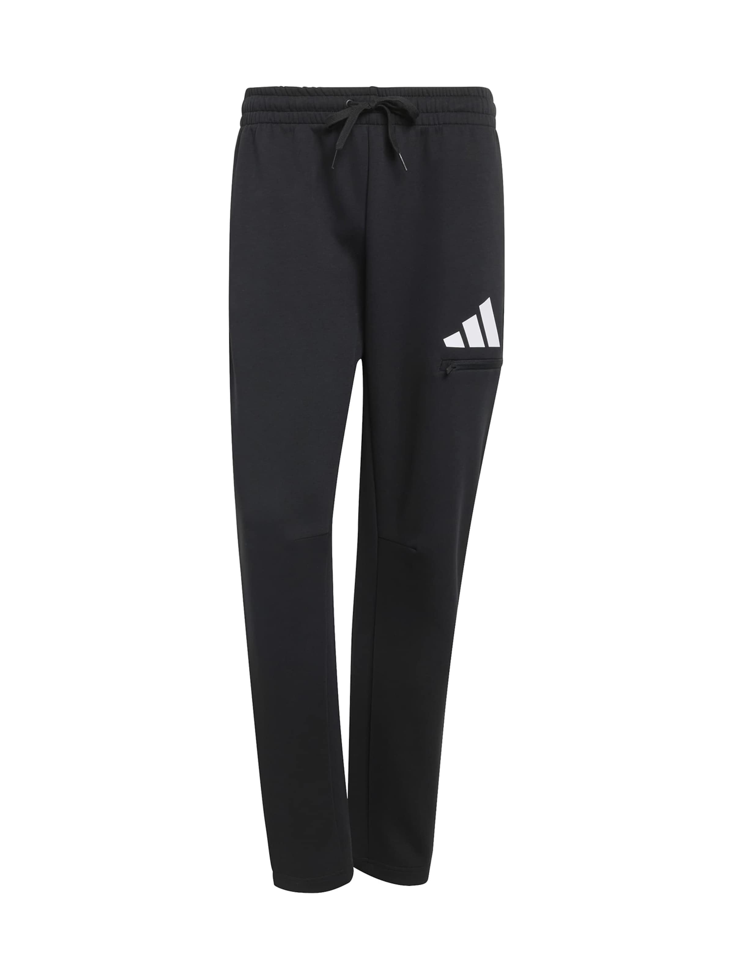 ADIDAS SPORTSWEAR Спортивные штаны 'FI' в размере S в Черный / Белый, Обзор товара