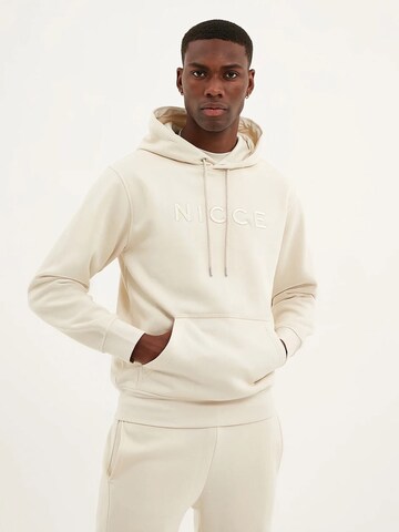 Nicce Sweatshirt 'MERCURY' in White: front