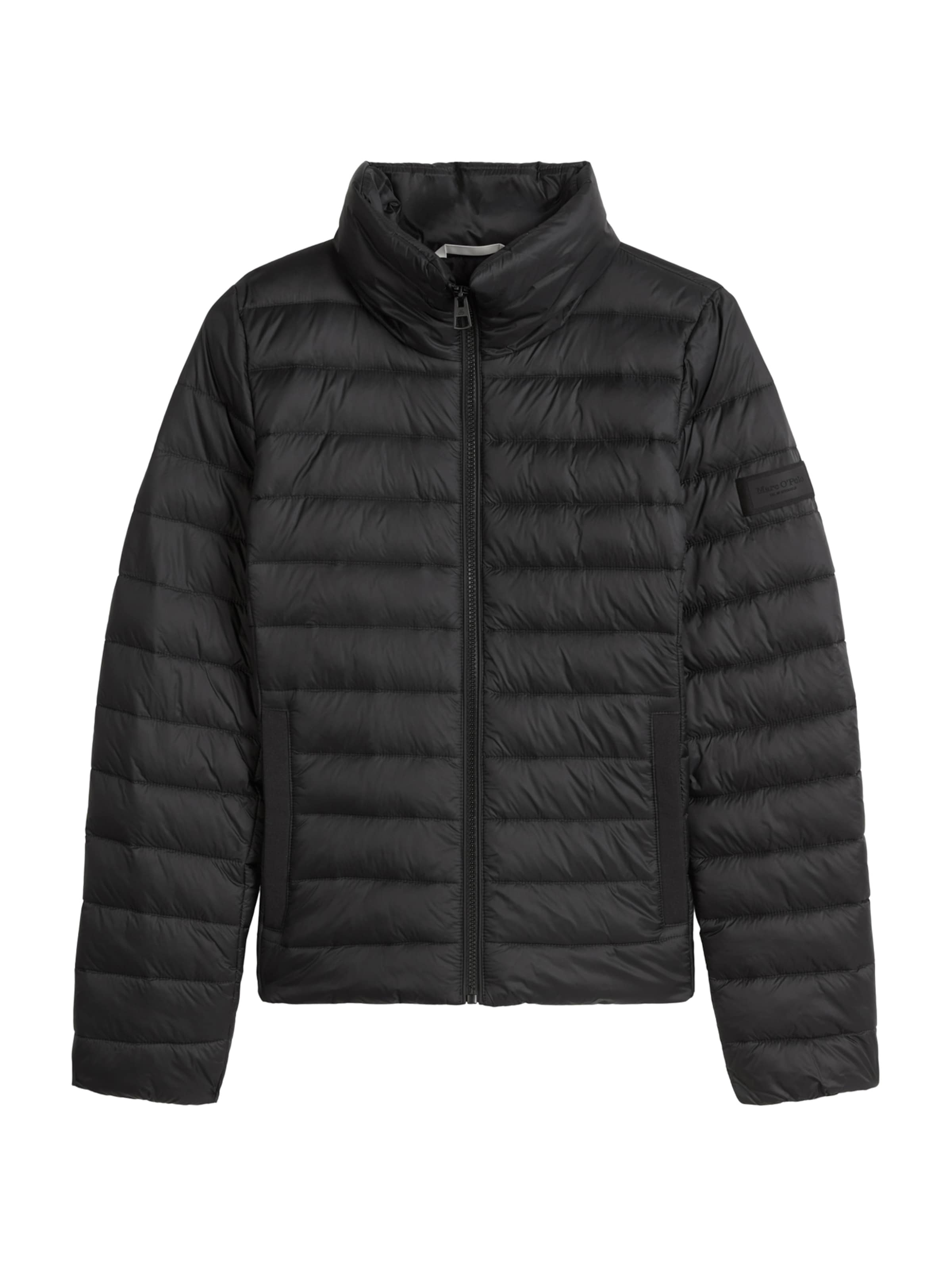 Marc O'Polo Φθινοπωρινό και ανοιξιάτικο μπουφάν σε μαύρο: μπροστά