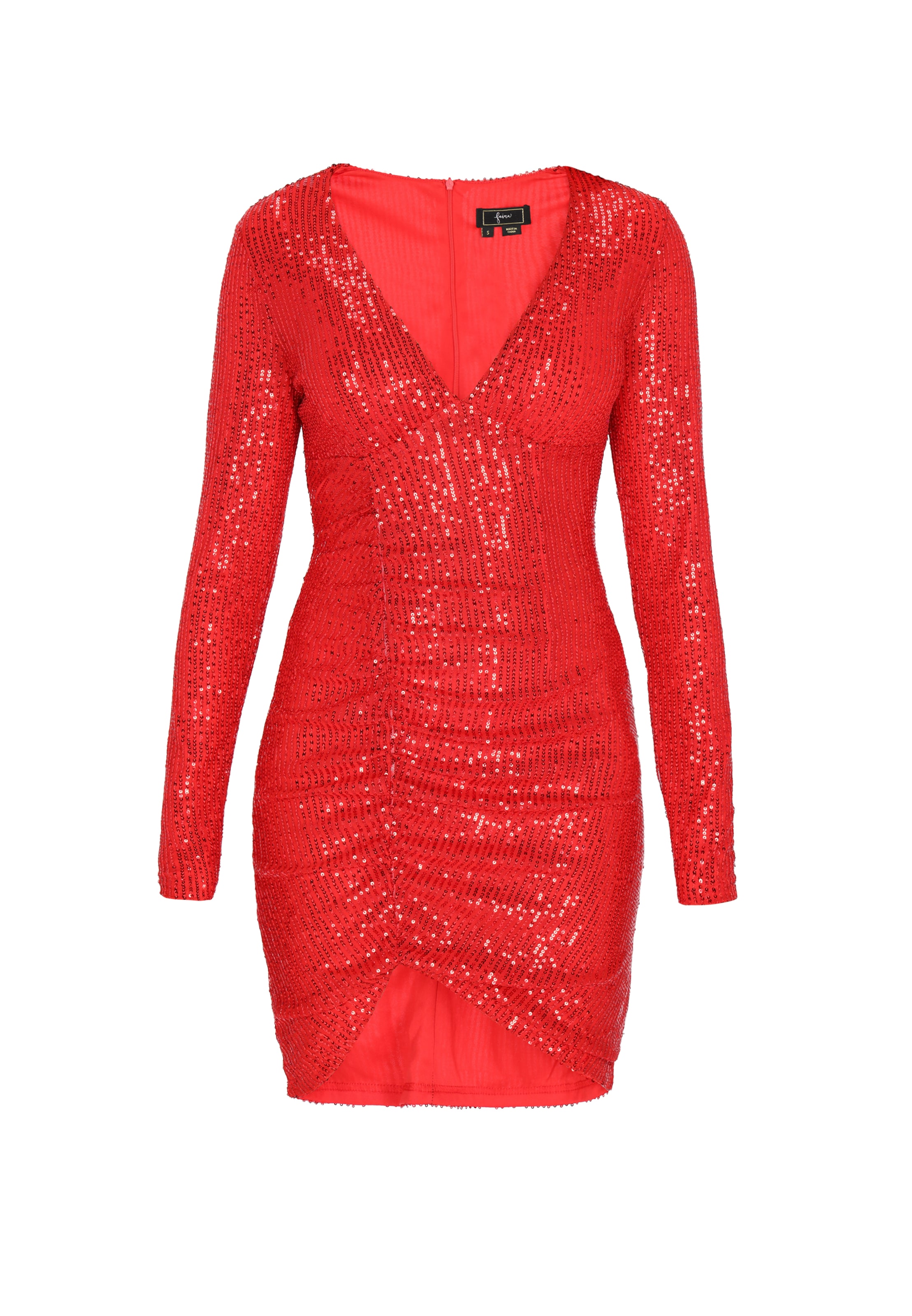 faina Cocktail Dress in Red, Item view
