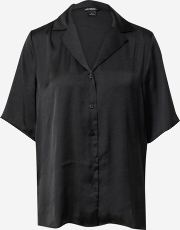 Monki Blouse in Zwart: voorkant