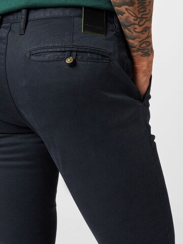 Coupe slim Pantalon chino 'Jasper' REDPOINT en bleu