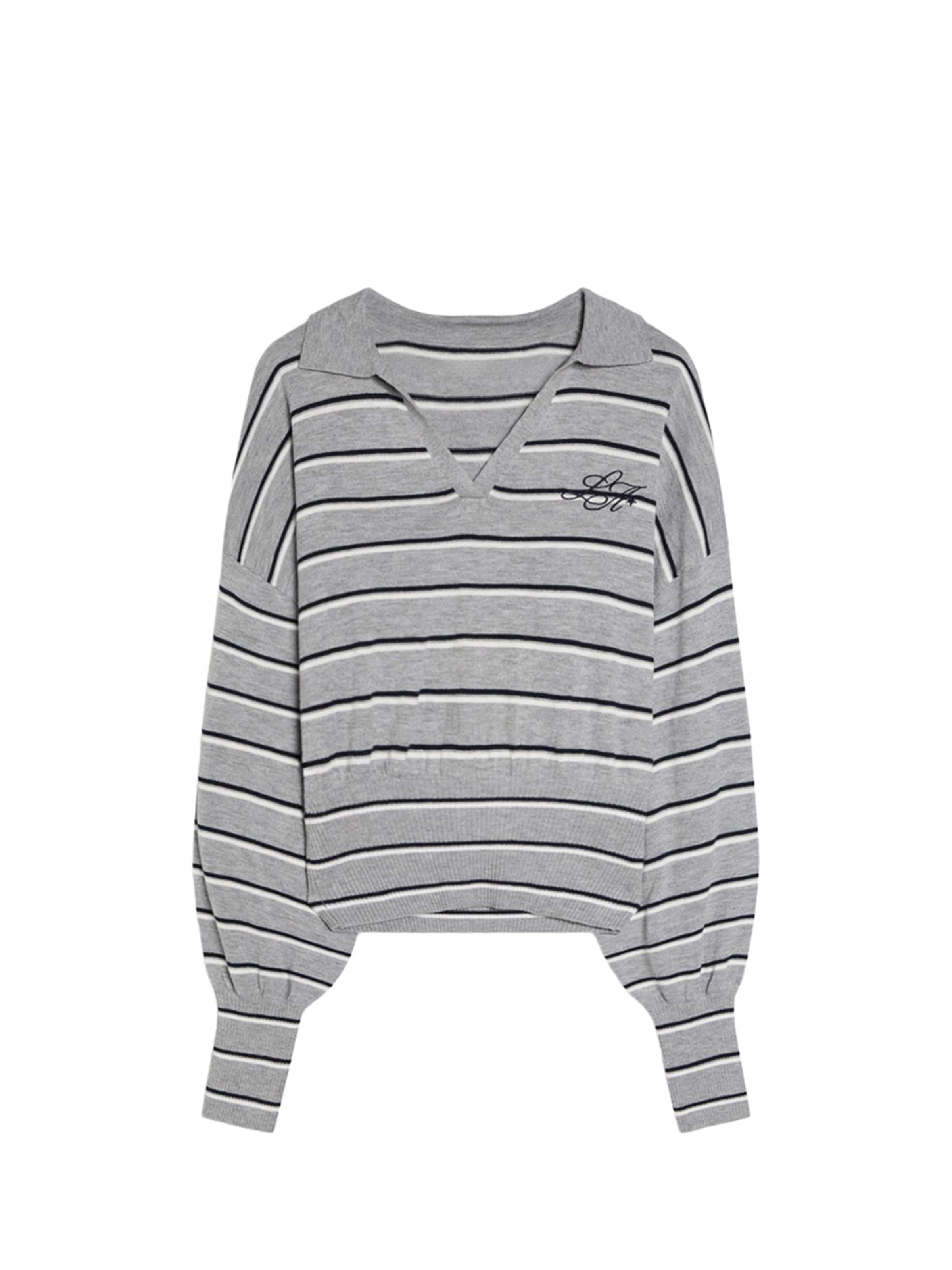 Bershka Neulepaita koossa XS värissä harmaa, Tuotenäkymä