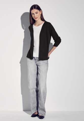 STREET ONE Strickjacke in Schwarz