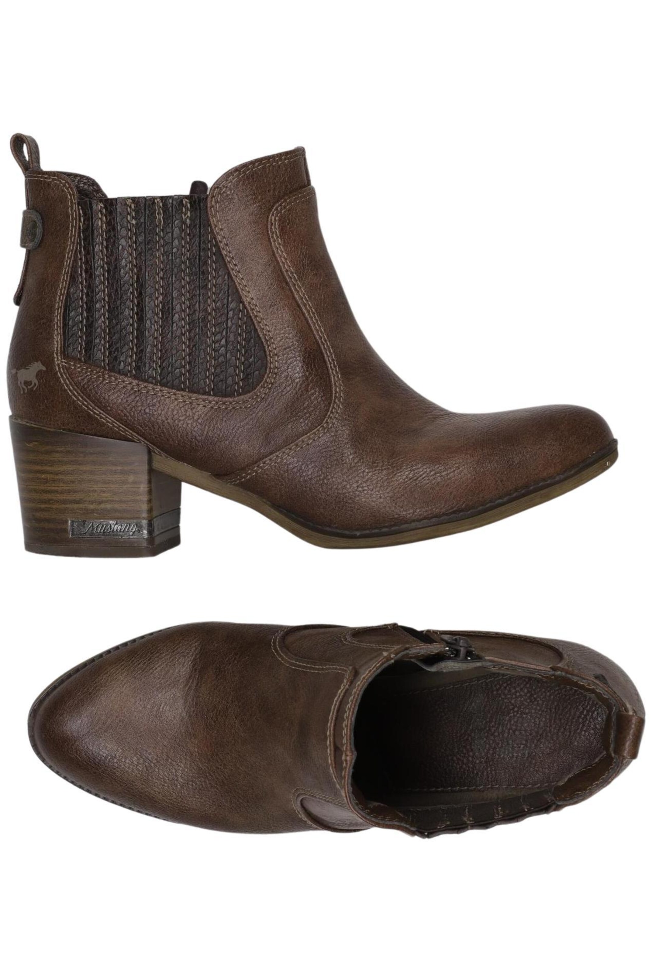 MUSTANG Stiefelette 38 in Braun: Vorderseite
