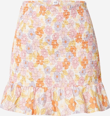 Cotton On - Falda 'SHIRRED' en blanco: frente