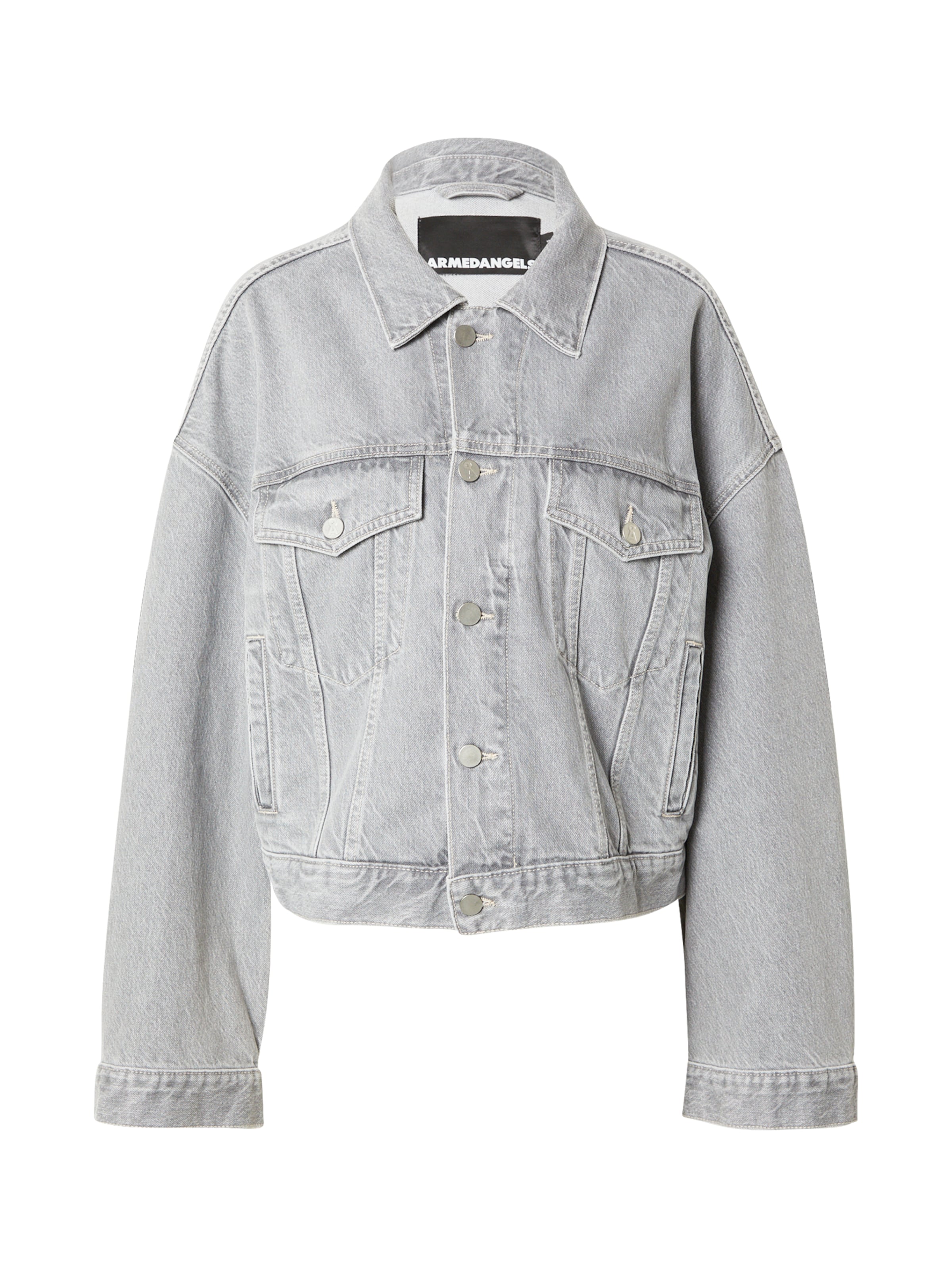 ARMEDANGELS Φθινοπωρινό και ανοιξιάτικο μπουφάν 'PAASITHE' σε γκρι: μπροστά